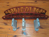 MTH 40-1031 Rust Steel Arch Bridge with Piers  O SCALE Like New (As Is)