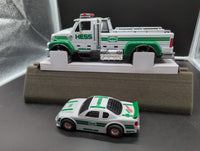 Hess Toy Truck and Race Car 2011 Like New