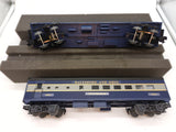 Lionel 6-39062 BALTIMORE & OHIO STREAMLINER PASSENGER CAR 2-PACK #1091 & 5505 O SCALE Like New