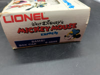 Lionel Walt Disney Mickey Mouse Express Bambi box car train 6-9669  O Scale Used Excellent