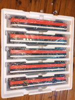 MTH Premier 20-65032 New Haven 5-Car 70' ABS Passenger Set Smooth NH Baggage Car #5589 Coach #8510 Coach #8525 Coach #8528 Observation Cornwall Bridge O Scale NEW