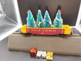 Lionel 6-12001 O gauge Polar Express gondola with Christmas trees #12001 O SCALE Like New