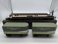 Lionel 6-27517 NORTHERN PACIFIC PS-4 FLATCAR WITH PIGGYBACK TRAILERS #62829 O SCALE Used Excellent