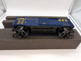 Lionel 6-15042  box Car CFX waffle side boxcar ( Blue) O Scale Like New