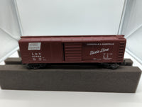 MTH Railking 30-7008 6 Car Set  Louisville & Nashville, Steel Caboose 1067, Box Car 97882, Flat Car with Trailor, 47608, Operating Craine 40029, Gondola 56943, Tank Car 20975 O SCALE Used Excellent