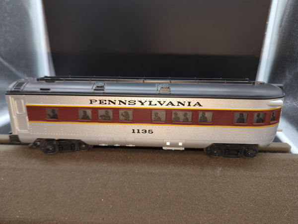 Lionel 6-25141 Pennsylvania observation car #1135 O SCALE Like New