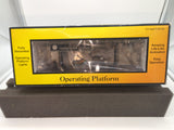 MTH Railking 30-9111 Operating Freight Platform. O SCALE Like New