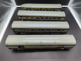 K-Line K4610 B&O Baggage Cars  4 Car Set  Baggage # 629, Youngstown #5507, Pittsburgh Diner #1091, Washington Observation #3316 # 1091O SCALE Like New