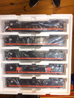 MTH Premier 20-65028 New Haven 5-Car 70' ABS Passenger Set Smooth NH Baggage Car #5581 Coach #8312 Coach #8315 Coach #8322 Observation Breeds Hill O Scale NEW