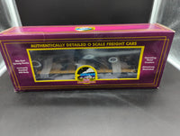 MTH Premier 20-92239c US Army Flat Car W/3 Military Transport Vehicles O SCALE Like New