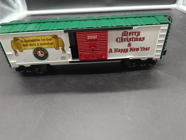 Lionel 6-29954 2007 dealer Christmas boxcar O SCALE NEW