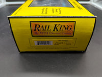 MTH Railking 30-7676 MTH Transport Auto Carrier Flat Car - Contains (2) Ertl '57 Chryslers and (2) Ertlr '57 Mercurys O SCALE NEW