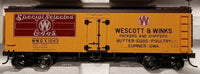 Atlas 6121-1 Wescott and Winks Eggs & Poultry #1043  36' Wood Reefer Car HO Scale