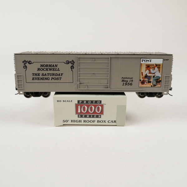 Proto 1000 8437 50' High Roof Box Car Norman Rockwell 1956 HO Scale