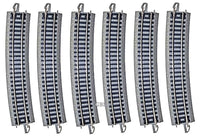 Bachmann 44804 EZ Track 19" Radius 6 pack N Scale NEW