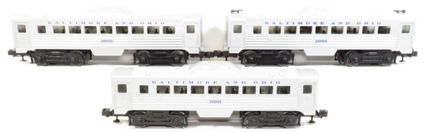 K-Line K-26001, K-26002, K-26003 B&O Baltimore & Ohio RDC (1) & RDC Dummy Car (2)
