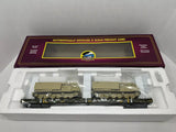 MTH Premier 20-92283 U.S. Army 60 Flat Car with (2) M270 Rocket Launcher Vehicles O Scale NEW