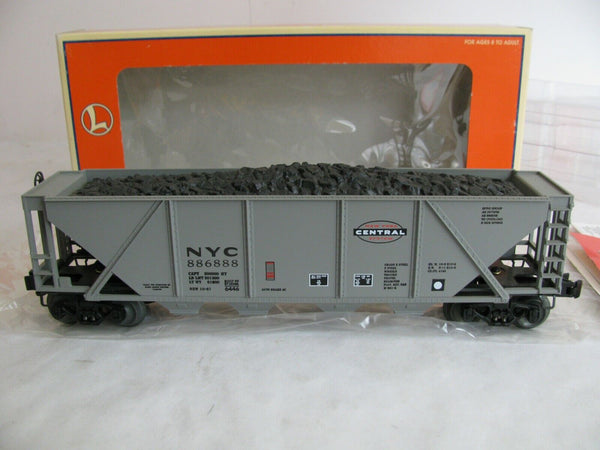 Lionel 6-16441  NYC 4-Bay Hopper w. Coal O Scale NIB