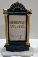 Department 56 9953-8 Heritage Village Collection Sign