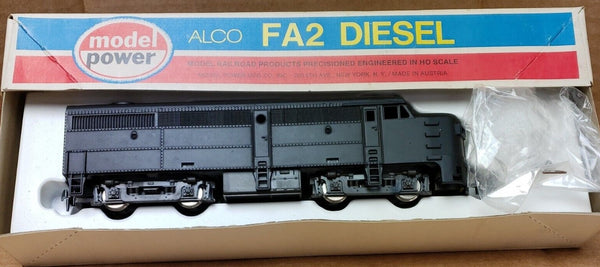 Model Power 849  Alco FA2 Diesel Dummy undecorated (black) HO SCALE