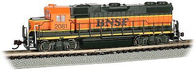 Bachmann 66851 BURLINGTON NORTHERN SANTA FE BNSF EMD GP38-2 2081 H1 SCHEME DYNAMIC BRAKES ECONOMAI DCC SOUND VALUE N SCALE NEW