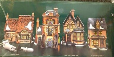 Department 56 Dickens Village 58301 Manchester Square 25 pieces