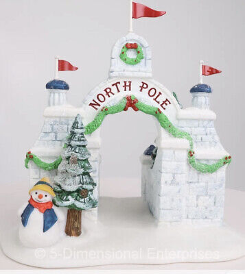 Department 56 North Pole Series 5632-4 North Pole gate