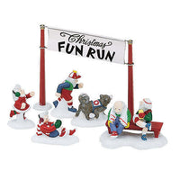Department 56 56434 Christmas Fun Run Elves Figures