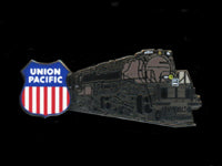 SUNDANCE PINS S-UPBU UNION PACIFIC UP BIG BOY LOCOMOTIVE 4014 PIN WITH SHIELD LIMITED
