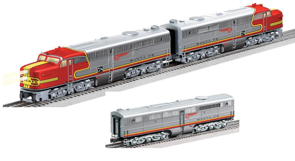 Lionel 2533260 Santa Fe Legacy PA AA #58L-B AND Superbass PB #58A Limited O Scale NEW