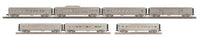 MTH 30-68212 Santa Fe 60' Streamlined Passenger 4 car set with 30-68213 Sleeper / Diner and 30-68214 Coach Car Limited O Scale NEW