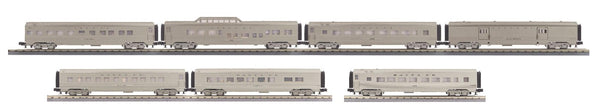 MTH 30-68212 Santa Fe 60' Streamlined Passenger 4 car set with 30-68213 Sleeper / Diner and 30-68214 Coach Car Limited O Scale NEW