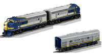 Lionel 2433170 Santa Fe Blue Bonnet F7AA Set #332 #335 and 2433178 F7B #337A BTO 2023 Vol 2 o scale