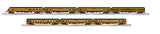 Lionel 2427490 Seaboard Aluminum 4 car set AND 2427500 Seaboard Aluminum Passenger 3 Car Set (Set of 7) O Scale NEW