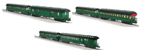 Lionel 2227460 Southern Baggage Coach with 2227470 Combine Coach and 2227480 Coach Observation Passenger Cars