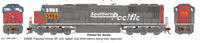 Athearn Genesis Union Pacific UP ex-Southern Pacific SP patch #3986 ATHG70528 SD70M DC HO Scale NEW