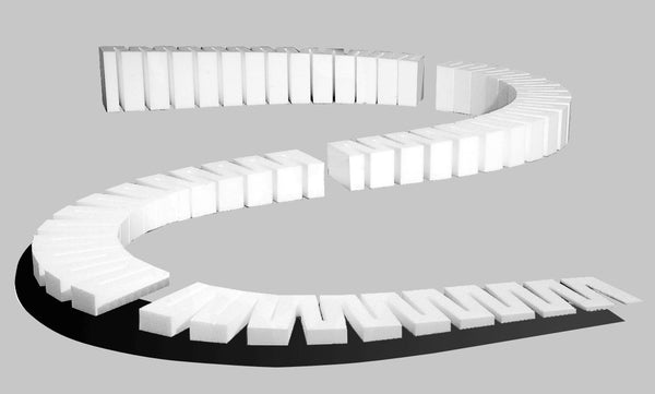 Woodland Scenics WDS ST1411 WDS1411 4% Incline/Decline Set NEW