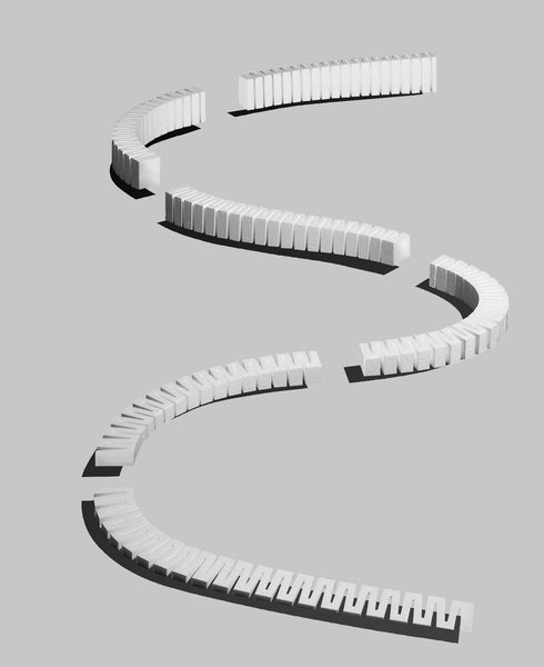 Woodland Scenics WDS ST1416 WDS1416 3% Incline/Decline Set  NEW