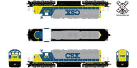 SCALETRAINS SXT10600 CSX TRANSPORTATION EMD SD40-2 DIESEL LOCOMOTIVE 8830 YN2 SCHEME DCC AND SOUND MISSING RAILS ONE SIDE (AS IS) HO SCALE Used Excellent