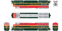 Scale Trains SXT31928 RivetCounter  GE ET44AC Tier 4 GEVo, Kansas City Southern/Belle Diesel Locomotive DCC SOUND HO SCALE NEW