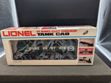 Lionel 6-6302 Quaker State green three dome tank car O SCALE Like New