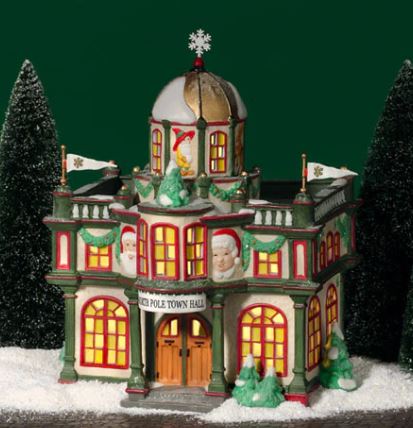 Department 56 North Pole Series 56.56767 North Pole town hall