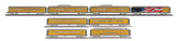 MTH 30-68314 UNION PACIFIC UP 4-CAR 60' STREAMLINED PASSENGER CAR SET, 30-68315 2-CAR 60' STREAMLINED SLEEPER/DINER SET, 30-68316 60' STREMALINED ABS COACH CAR, 30-68317 FULL VISTA DOME CAR PREORDER LIMITED O Scale NEW
