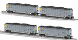 Lionel 2243050 Union Pacific Standard O Rotary Gondola 4-Pack O SCALE NEW