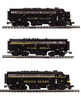 MTH Premier 20-21804-1, 20-21804-3, 20-21804-4 Western Maryland Diesel Engine Set F-7 ABA: AUnit (Powered), F-7 B Unit (Non-Powered), F-7 A Unit (Non-Powered) O Scale NEW