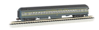 Bachmann 13753 Baltimore & Ohio B&O 72' Heavyweight Coach Car with Lighted Interior  Yellow lettering