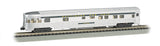 Bachmann 14553 Baltimore & Ohio B&O 85' Streamline Fluted Observation Car with lighted interior Silver