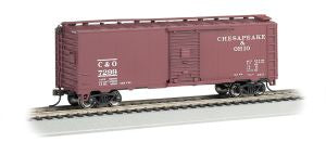 Bachmann 15006 Chesapeake and Ohio Railway C&O 40' Steam Era Boxcar HO Scale