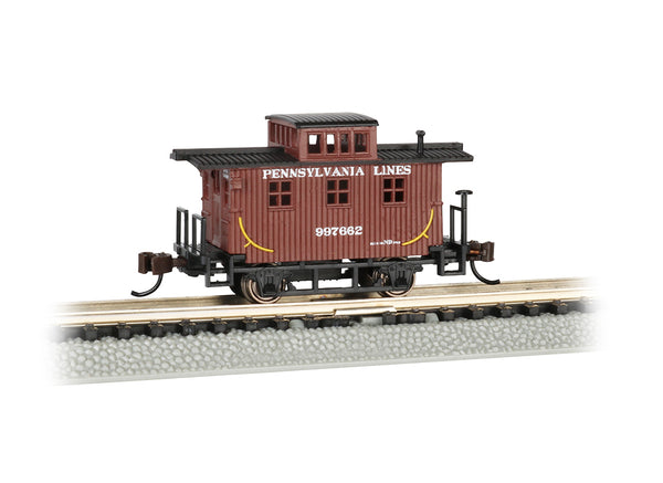 Bachmann 15754 Pennsylvania PRR Lines - Old-Time Caboose (N Scale)