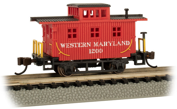 Bachmann 15755 Western Maryland® #1200 - Old-Time Caboose (N Scale)